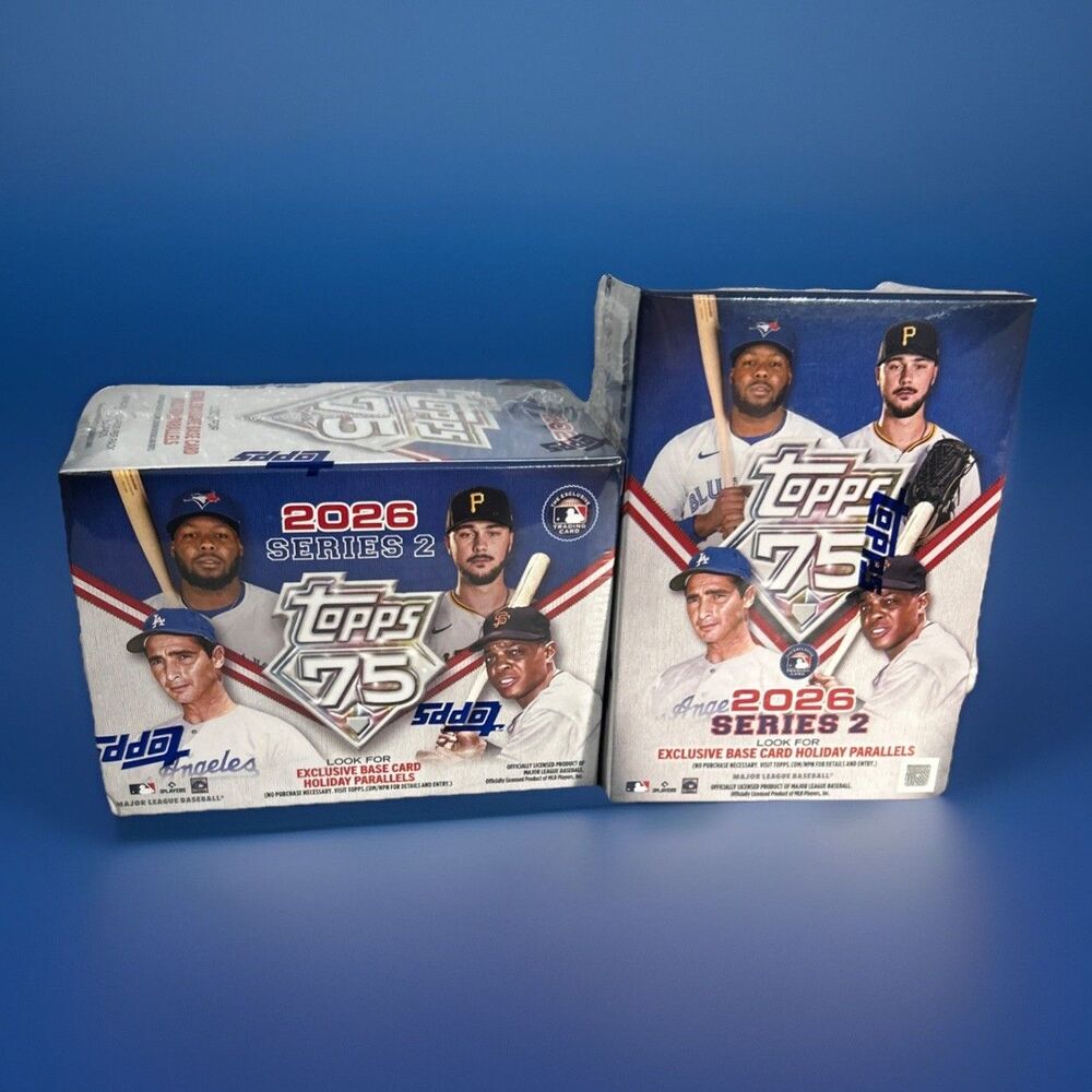 (2)  2026 TOPPS SERIES 2 MLB Baseball Sealed Blaster Boxes